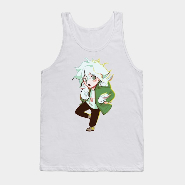 Lucky Rabbit Nagito Tank Top by chompfig